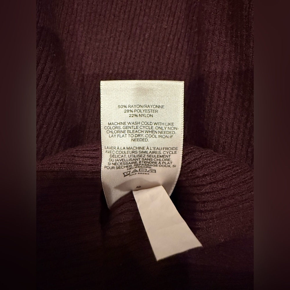 Express Ribbed Turtleneck - Picture 4 of 4
